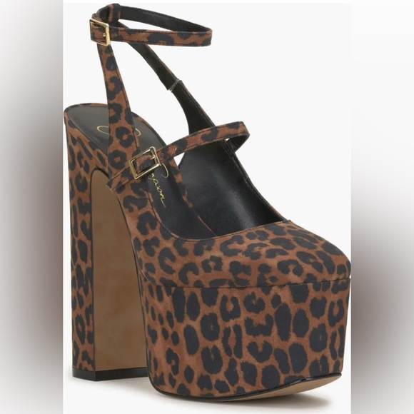 Jessica Simpson Women’s Pialley Ankle Strap Platform Pumps, Size 9. - Picture 2 of 11